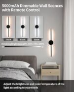 Wireless Wall Sconces Set of 2 - Image 4